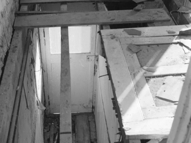 Missing floor boards